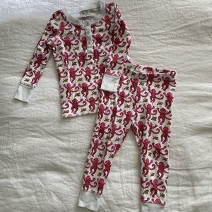 Roller Rabbit long sleeved pajama set